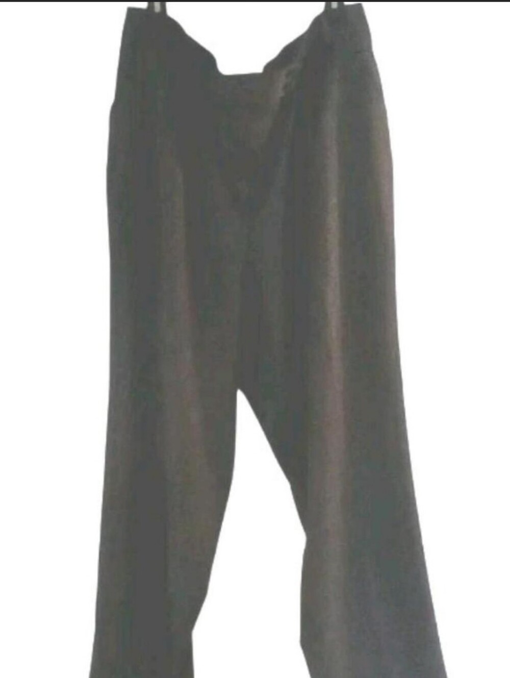 Cato Women's Size 20 Slacks Heathered Gray Pockets Elastic Waist Straight Leg